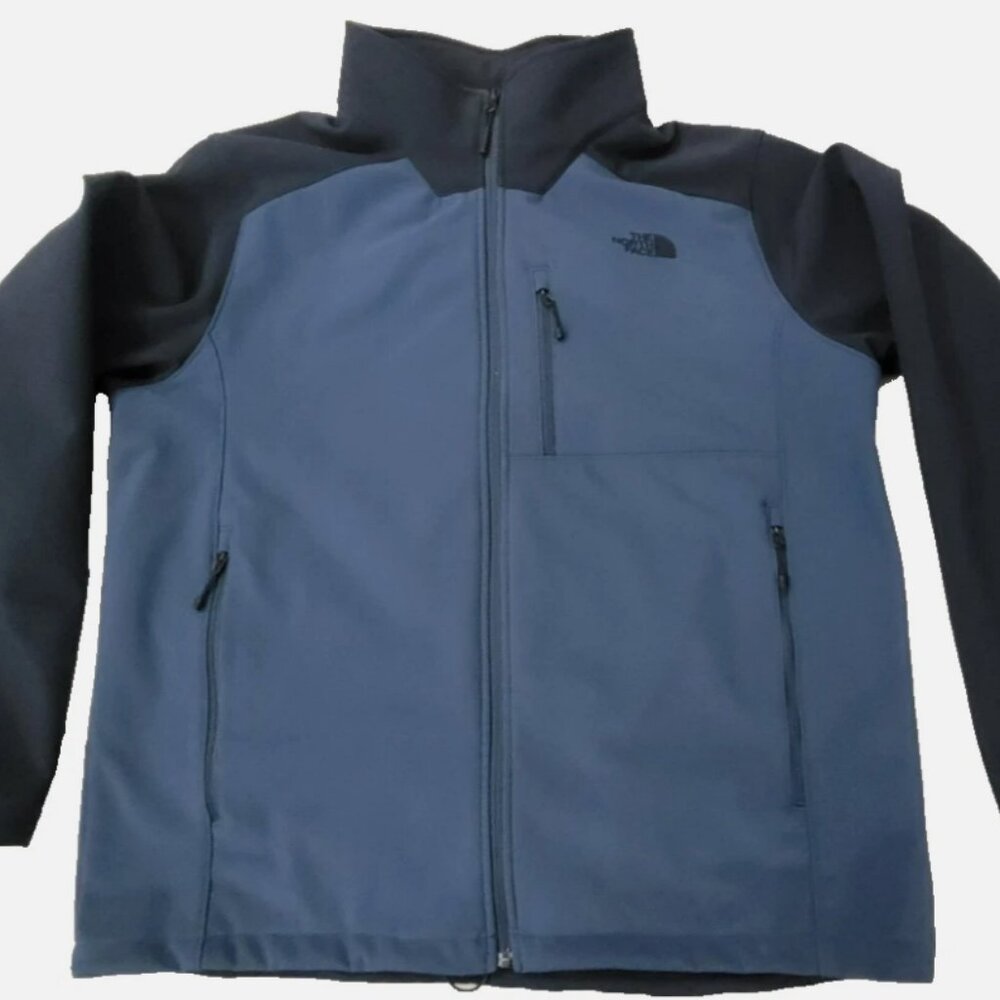 The North Face Slate Blue Zip Up Jacket XL Mens Navy and Blue Excellent